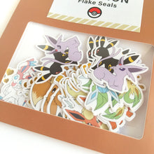 Carica l&#39;immagine nel visualizzatore di Gallery, POKÉMON Flake Seals &quot;Eevee friends&quot; pokemon sticker
