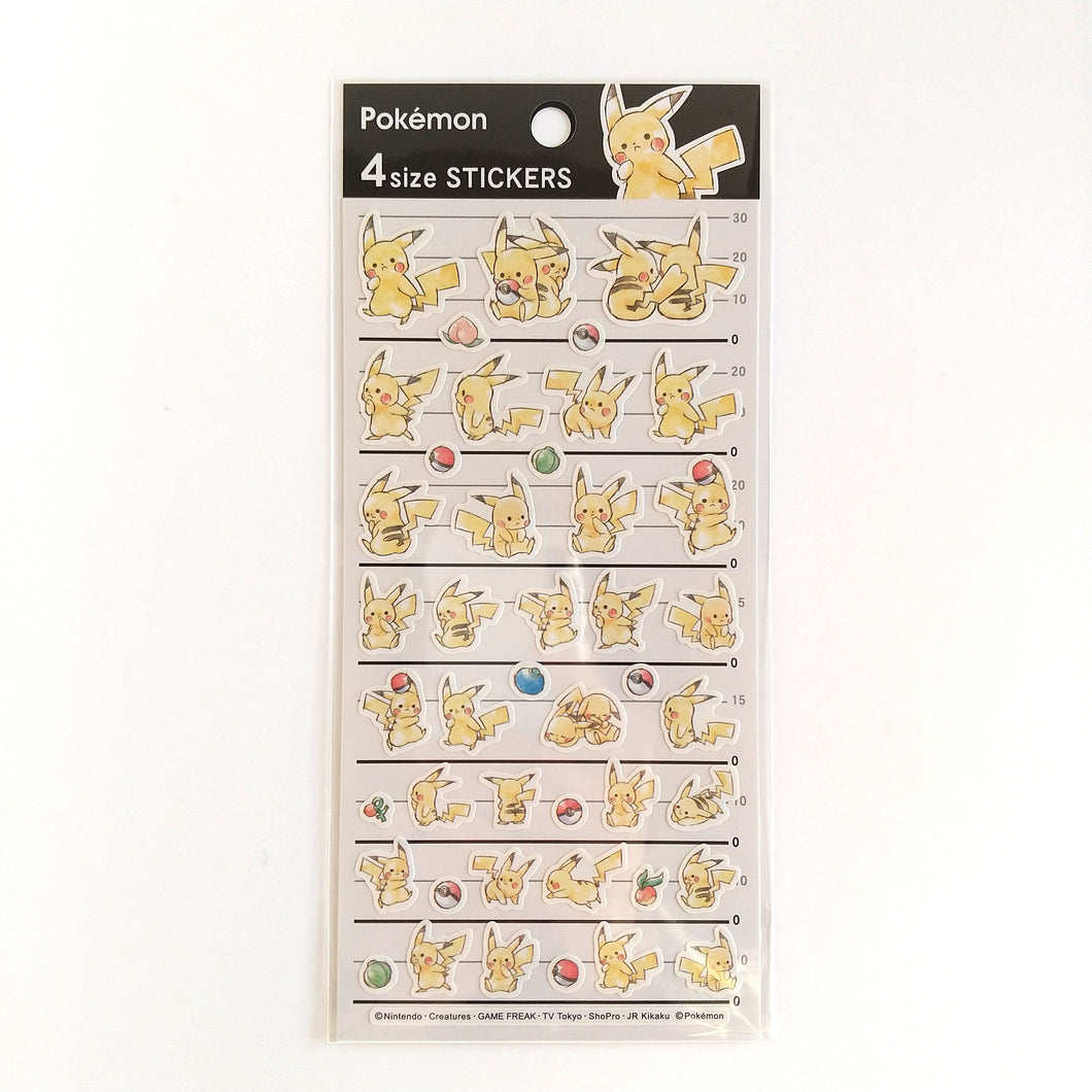 4size STICKERS Pokemon 