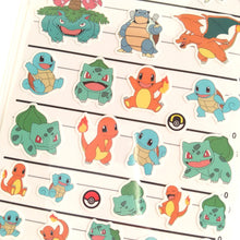 Carica l&#39;immagine nel visualizzatore di Gallery, 4size STICKERS Pokemon &quot;	Kanto Region&quot;
