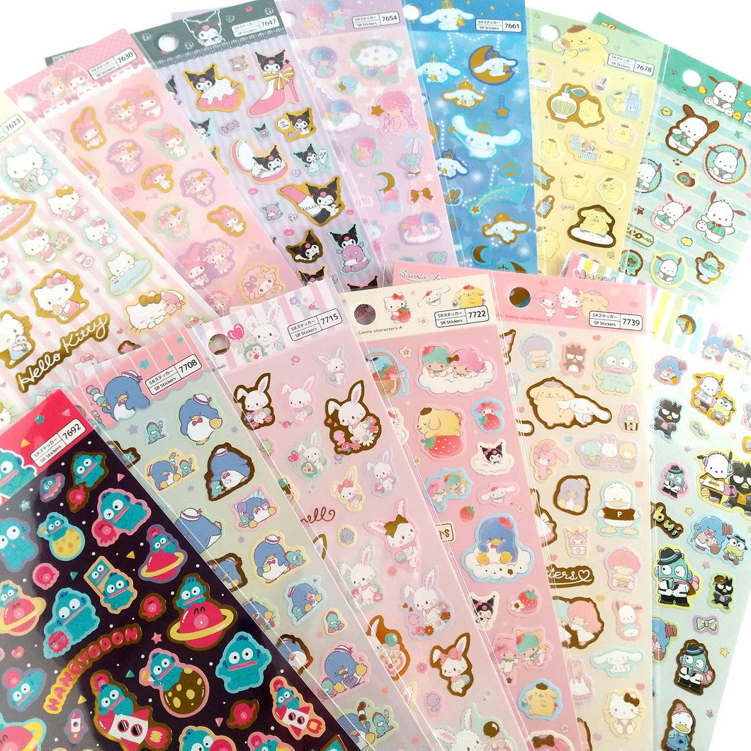 Sanrio Big sticker 2022 winter by DAISO