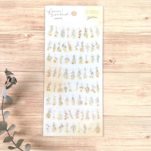 Load image into Gallery viewer, flower garland natural sticker &quot;yellow&quot;
