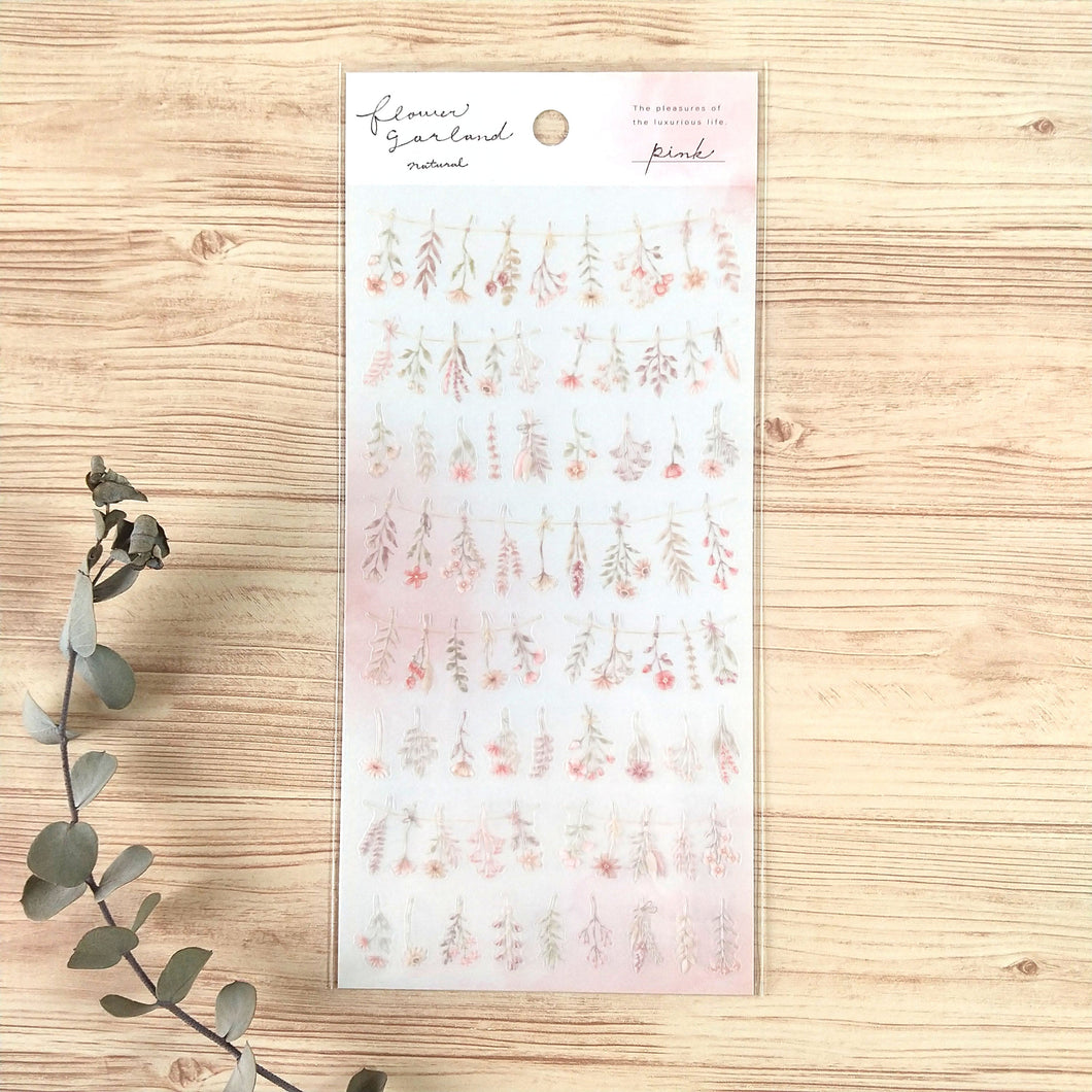 flower garland natural sticker 