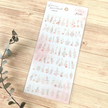 Load image into Gallery viewer, flower garland natural sticker &quot;pink&quot;
