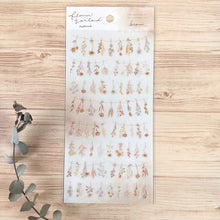 Load image into Gallery viewer, flower garland natural sticker &quot;brown&quot;
