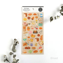 Charger l&#39;image dans la galerie, Sticker Selection &quot;friendly food&quot; Bento/Bread
