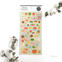 Charger l&#39;image dans la galerie, Sticker Selection &quot;friendly food&quot; Bento/Bread
