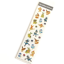 Charger l&#39;image dans la galerie, Pokemon my collect stickers &quot;MIX2&quot;(gray) mini sticker from Japan
