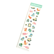 Charger l&#39;image dans la galerie, Pokemon my collect stickers &quot;MIX1&quot;(green) mini sticker from Japan
