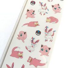 Charger l&#39;image dans la galerie, Pokemon my collect stickers &quot;Pink&quot; mini sticker from Japan
