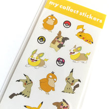 Charger l&#39;image dans la galerie, Pokemon my collect stickers &quot;Yellow&quot; mini sticker from Japan
