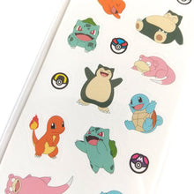 Charger l&#39;image dans la galerie, Pokemon my collect stickers &quot;MIX1&quot;(green) mini sticker from Japan
