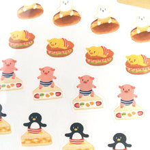 Load image into Gallery viewer, food×creatures sticker papier platz
