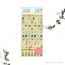 Load image into Gallery viewer, chocotto seal &quot;summer&quot; mini sticker
