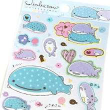 Lade das Bild in den Galerie-Viewer, 2021 April New product Jinbe san sticker &quot;Jinbei and Shark&quot;
