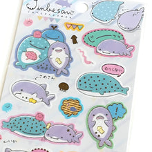 Lade das Bild in den Galerie-Viewer, 2021 April New product Jinbe san sticker &quot;Jinbei and Shark&quot;
