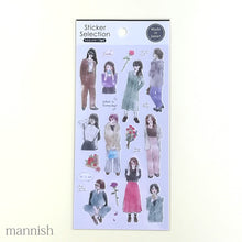 Carica l&#39;immagine nel visualizzatore di Gallery, Sticker Selection &quot;Charming Lady&quot; masking sticker
