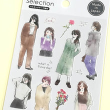 Carica l&#39;immagine nel visualizzatore di Gallery, Sticker Selection &quot;Charming Lady&quot; masking sticker
