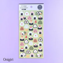 Carica l&#39;immagine nel visualizzatore di Gallery, Sticker Selection washi sticker &quot;Onigiri&quot; &quot;Wagashi&quot;
