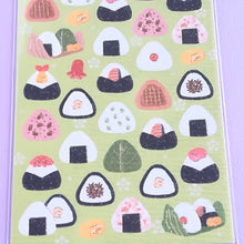 Carica l&#39;immagine nel visualizzatore di Gallery, Sticker Selection washi sticker &quot;Onigiri&quot; &quot;Wagashi&quot;
