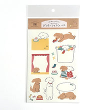 Carica l&#39;immagine nel visualizzatore di Gallery, PetaPeta Decoration Seal &quot;Watashibiyori&quot;(Loose dog)ゆるいぬ
