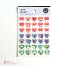 Carica l&#39;immagine nel visualizzatore di Gallery, Point  Sticker &quot;Heart animal&quot; washi sticker
