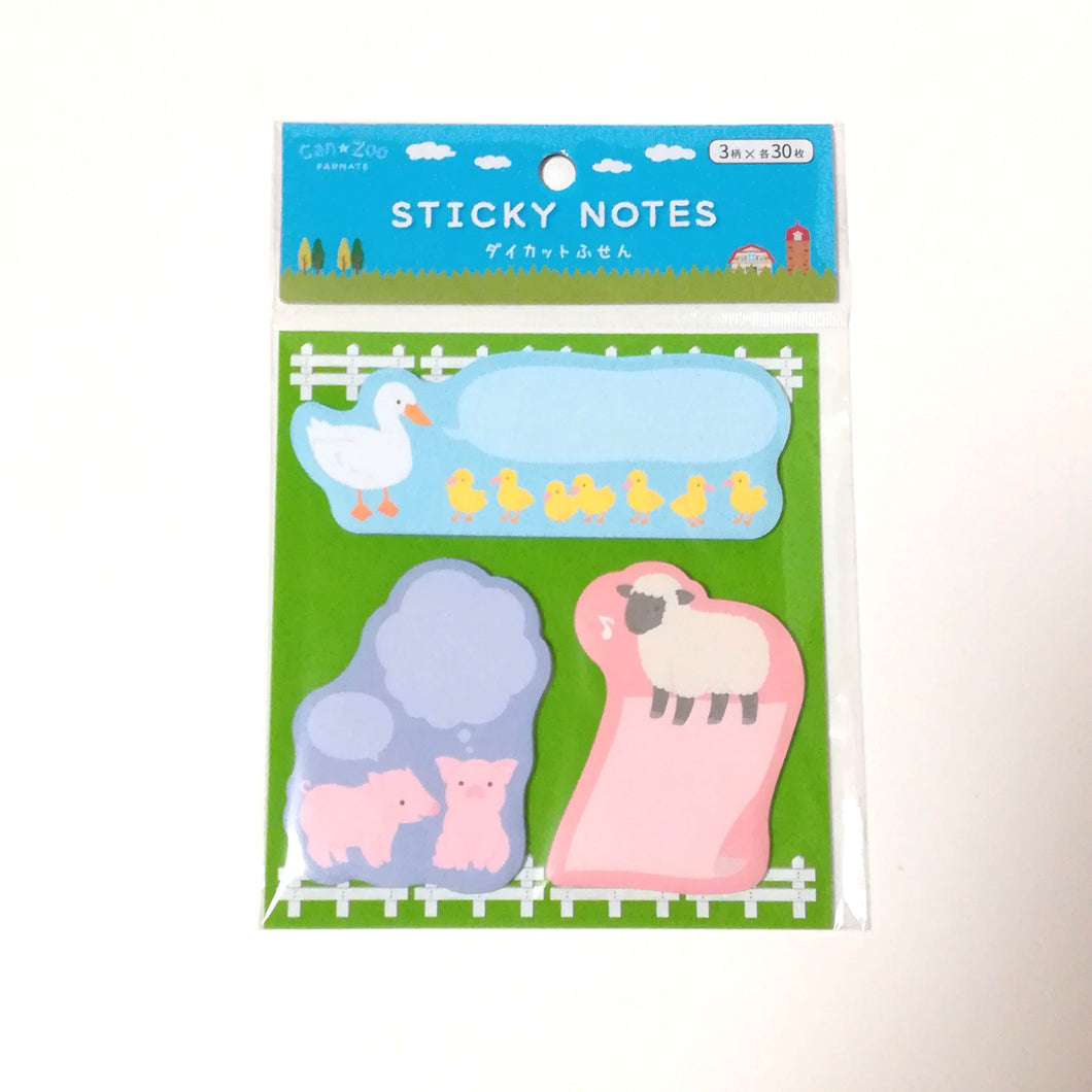 Die cut sticky notes 