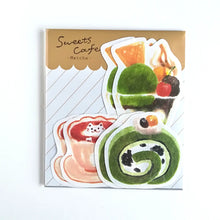 Carica l&#39;immagine nel visualizzatore di Gallery, Mini letter set &quot;Sweets Cafe&quot;(Matcha)
