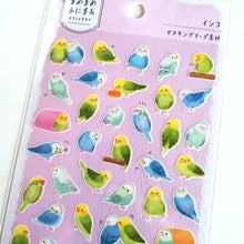 Charger l&#39;image dans la galerie, Mame Mame Animal sticker (Parakeet)masking sticker
