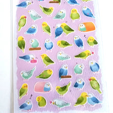 Charger l&#39;image dans la galerie, Mame Mame Animal sticker (Parakeet)masking sticker
