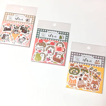 Carica l&#39;immagine nel visualizzatore di Gallery, Washi sticker &quot;Pochitto&quot; (Fruit Hedgehog) flake sticker
