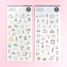 Carica l&#39;immagine nel visualizzatore di Gallery, Sticker Selection &quot;Yuru natural&quot; &quot;Yuru feminine&quot;
