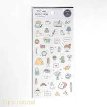 Carica l&#39;immagine nel visualizzatore di Gallery, Sticker Selection &quot;Yuru natural&quot; &quot;Yuru feminine&quot;
