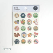 Carica l&#39;immagine nel visualizzatore di Gallery, Point  Sticker &quot;Embroidery&quot;(Flower/cafe)washi sticker
