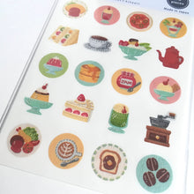 Carica l&#39;immagine nel visualizzatore di Gallery, Point  Sticker &quot;Embroidery&quot;(Flower/cafe)washi sticker
