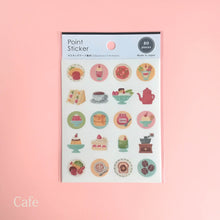 Carica l&#39;immagine nel visualizzatore di Gallery, Point  Sticker &quot;Embroidery&quot;(Flower/cafe)washi sticker
