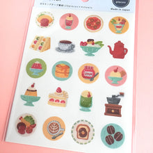 Carica l&#39;immagine nel visualizzatore di Gallery, Point  Sticker &quot;Embroidery&quot;(Flower/cafe)washi sticker
