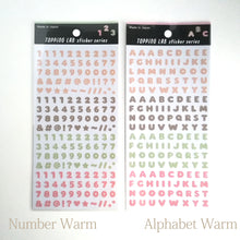 Carica l&#39;immagine nel visualizzatore di Gallery, Topping Lab sticker &quot;Alphabet&quot; &quot;Numbers&quot;
