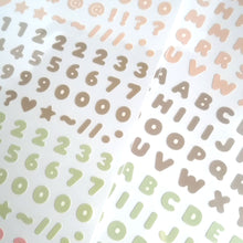 Carica l&#39;immagine nel visualizzatore di Gallery, Topping Lab sticker &quot;Alphabet&quot; &quot;Numbers&quot;
