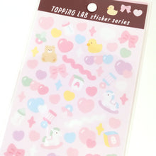 Carica l&#39;immagine nel visualizzatore di Gallery, Topping Lab sticker &quot;Puchi Puchi Heart/Puchi Puchi Flower &quot;
