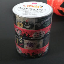 Charger l&#39;image dans la galerie, Masking tape set of 2 &quot;Halloween Cute Mix&quot;(Spooky)
