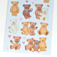 Carica l&#39;immagine nel visualizzatore di Gallery, Sticker Selection &quot;Sweet Honey Bear&quot;(Heart Bear/Frame Bear)
