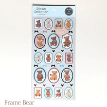 Carica l&#39;immagine nel visualizzatore di Gallery, Sticker Selection &quot;Sweet Honey Bear&quot;(Heart Bear/Frame Bear)
