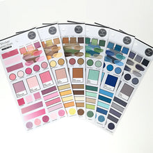 Carica l&#39;immagine nel visualizzatore di Gallery, Sticker Selection &quot;Palette&quot; masking sticker, color sticker
