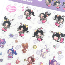 Carica l&#39;immagine nel visualizzatore di Gallery, Akubi girl Clear sticker sheet
