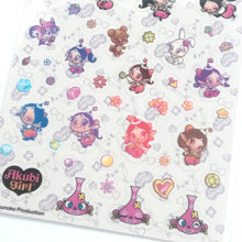 Carica l&#39;immagine nel visualizzatore di Gallery, Akubi girl Clear sticker sheet
