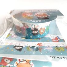 Charger l&#39;image dans la galerie, Washi tape &quot;Fluffy Snowman4&quot;(Snow scene)
