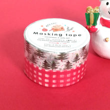 Charger l&#39;image dans la galerie, Masking tape &quot;Christmas/set of2&quot;(Red plaid)washi tape
