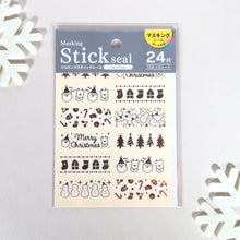 Carica l&#39;immagine nel visualizzatore di Gallery, Masking stick seal &quot;Christmas&quot; sticker
