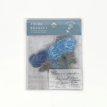 Load image into Gallery viewer, POCHE BOUQUET flake sticker&quot;steel blue&quot;
