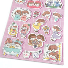 Carica l&#39;immagine nel visualizzatore di Gallery, Sticker Selection &quot;Futago-chan(Pink)&quot; &quot;Nakayoshi-chan(Yellow)&quot;
